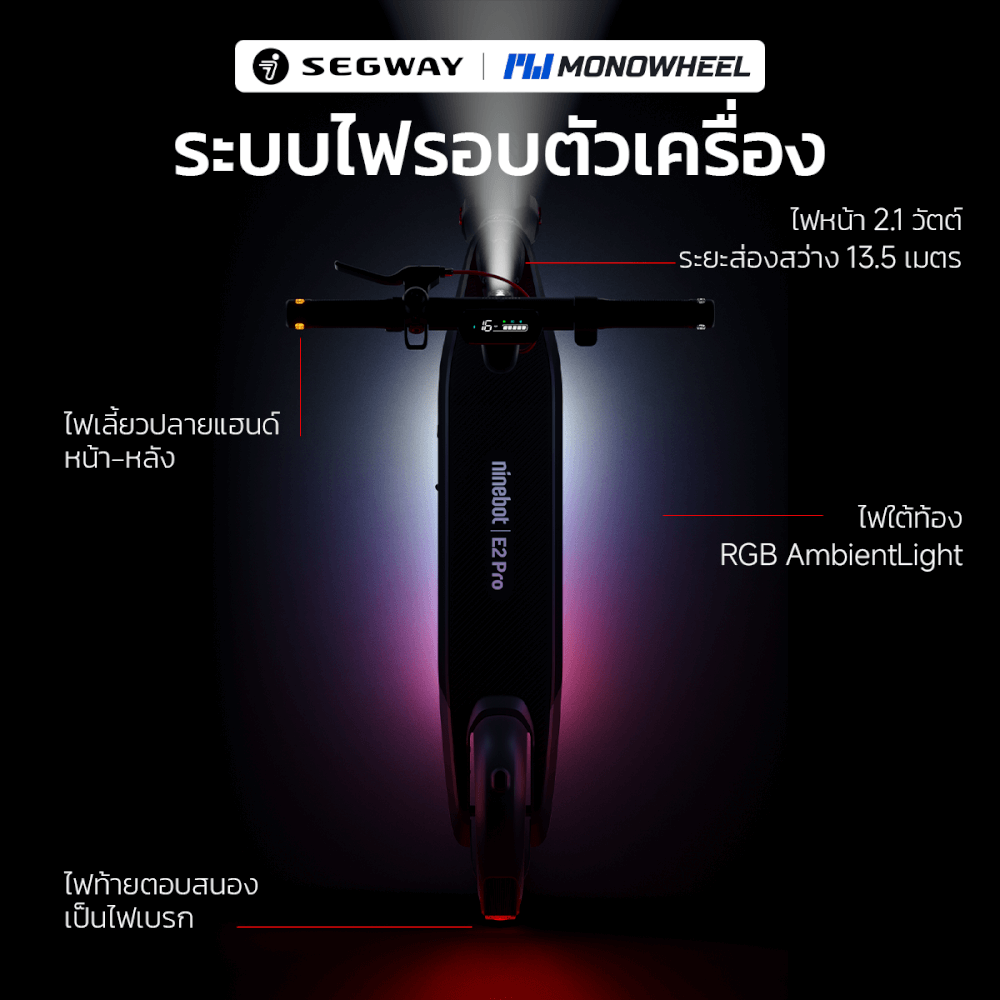 สกู๊ตเตอร์ไฟฟ้า NINEBOT KICKSCOOTER E2 PRO_5